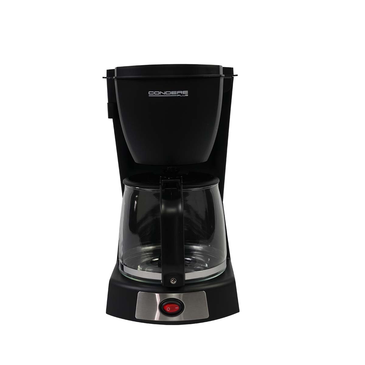 CONDERE Coffee Maker - CM6687-12 Cups, 1.2L Coffee Pot with Anti-Drip Function, Warming Plate, Permanent Filter, Easy-to-Clean Small Coffee Maker Machine