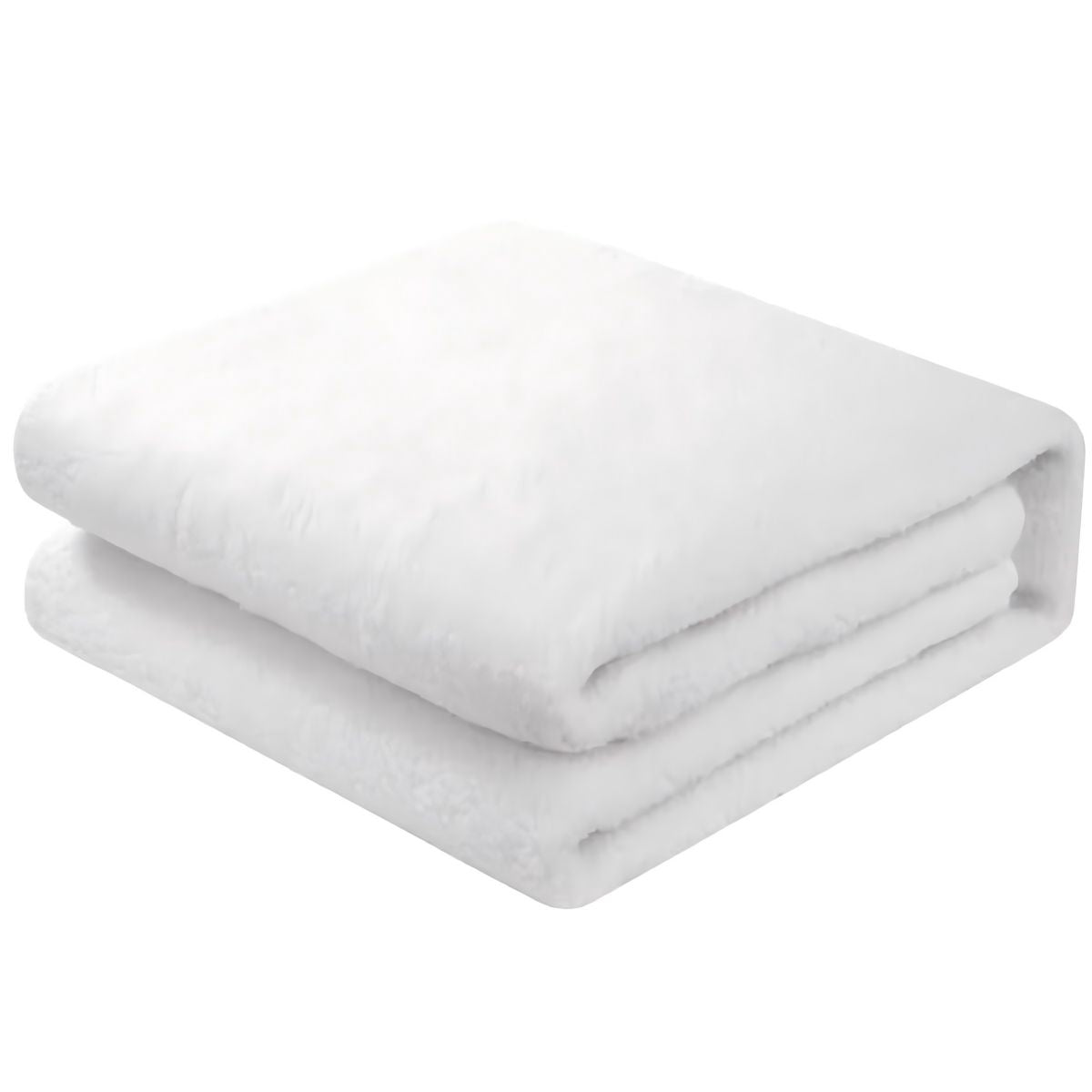 Electric Blanket EB-1013, 155x188cm Heated Blanket Throw with 2 Controllers, Synthetic Wool Fleece