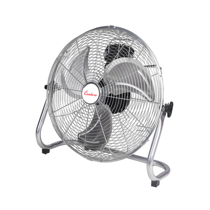 Condere FS40-F18 18" Metal Floor Fan – Standing Oscillating Pedestal Fan for Bedroom & Home