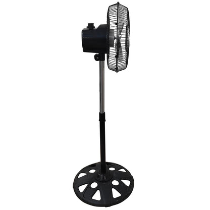 Condere 10 Inch Stand Electric Fan FS40-S10 2 sets – Standing Fan for Bedroom, Oscillating Pedestal Fan, Floor Fan with Adjustable Speeds