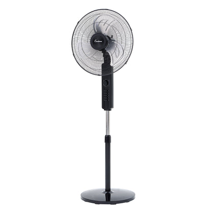 Condere 18" Floor Fan FS45-Z18 – Quiet Standing Oscillating Pedestal Fan for Bedroom, Tall Stand Up Fan with 4 Speed Levels, Timer, and Aluminum Blades