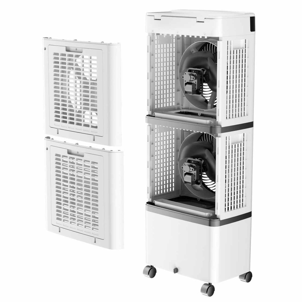 Water-Cooled Air Cooler GZ20-31B – Portable Cooling Fan with 14L Tank & Dual Air Outlet