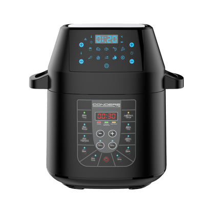 CONDERE PLUS HD60-2006 Multifunction Smart Electric Pressure Cooker & Air Fryer 2-in-1, 6L, 1530W/1000W