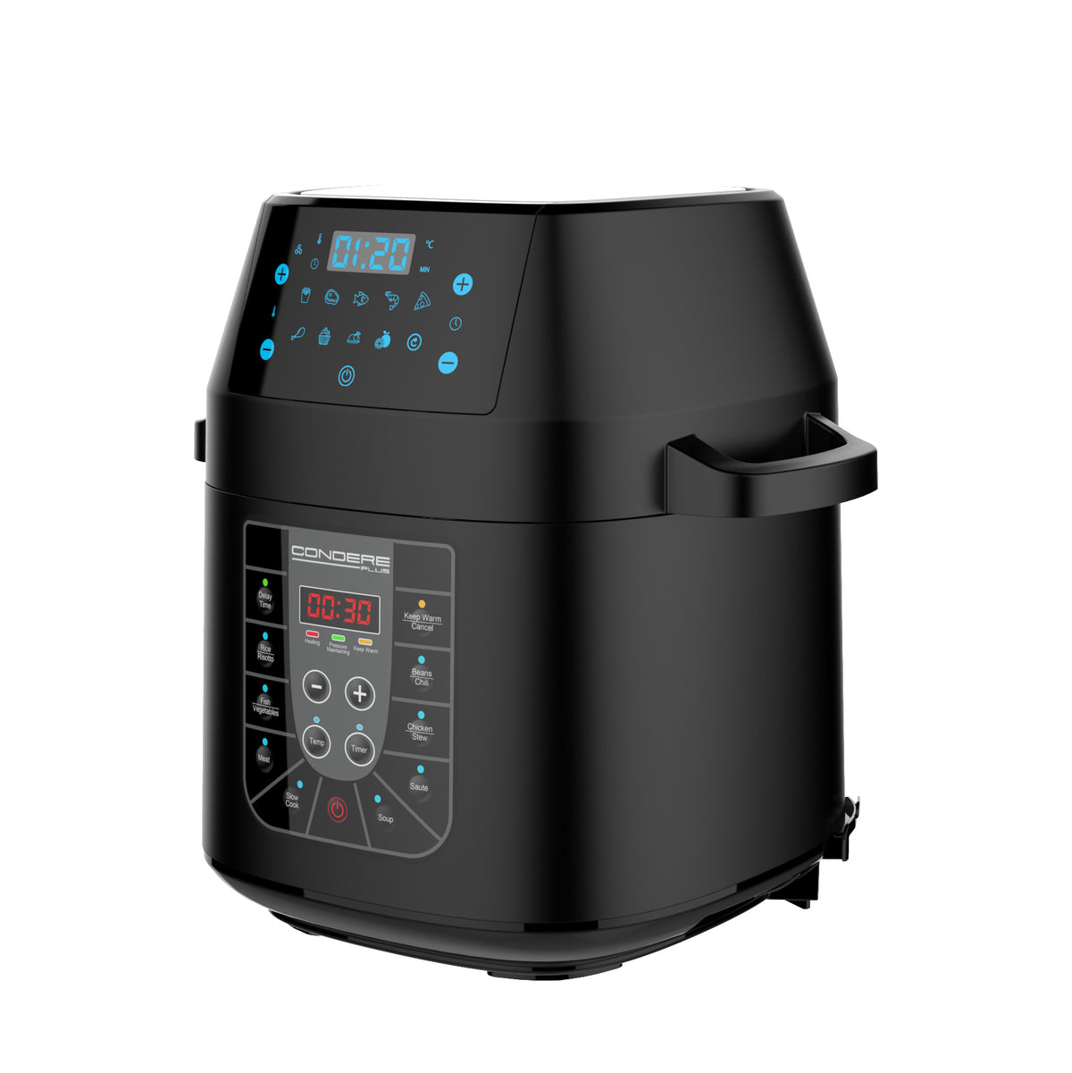 CONDERE PLUS HD60-2006 Multifunction Smart Electric Pressure Cooker & Air Fryer 2-in-1, 6L, 1530W/1000W