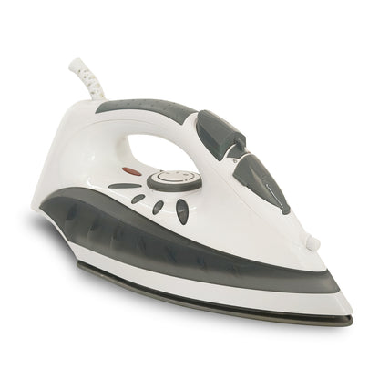 Compact Steam Iron for Clothes with Non-Stick Soleplate, 250ML Water Tank, Self-Cleaning, 1600W-2200W, steam iron with Burst & Vertical Steam for Home and Travel Use