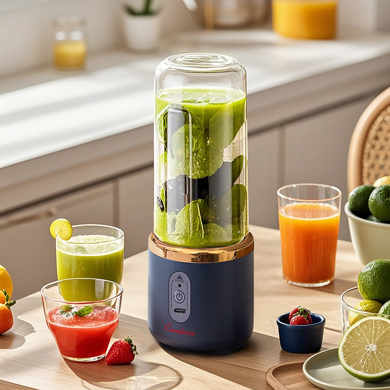 Condere Juice Blender Cup 400ML Y-B001 – Rechargeable Wireless Mini Blender for Kitchen