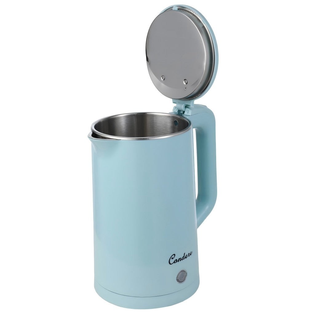 Condere Electric Kettle 2.0L with Voltage Protector, Hot Water Kettle Electric, Stainless Steel Tea Kettle for Boiling Water, Electric Water Heater