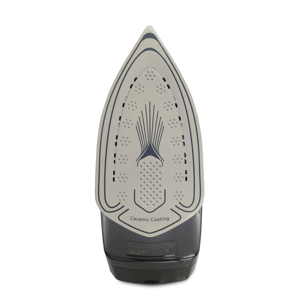 Steam Iron for Clothes 2200W, Ceramic Non-Stick Plate, Thermostatically Controlled with Self-Clean Function, Compact and Portable Clothes Iron for travel