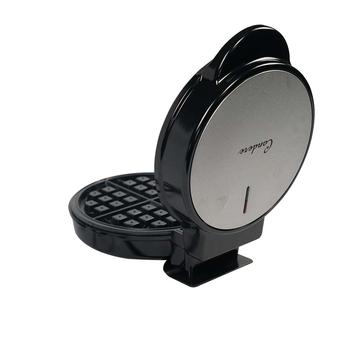 Condere Round Waffle Maker ZS-2433 – Mini Waffle Maker, Thin Waffle Maker, Cast Iron Waffle Iron, and Small Waffles Maker for Perfect Breakfast