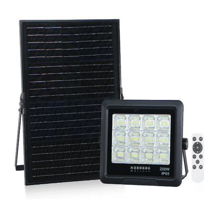 Solar Lights Outdoor with Panels SK-6009-50W Outdoor Solar Powered LED Light for Yard with Remote, Security, Long 10-12Hrs Working Time, SMD2835 Technology
