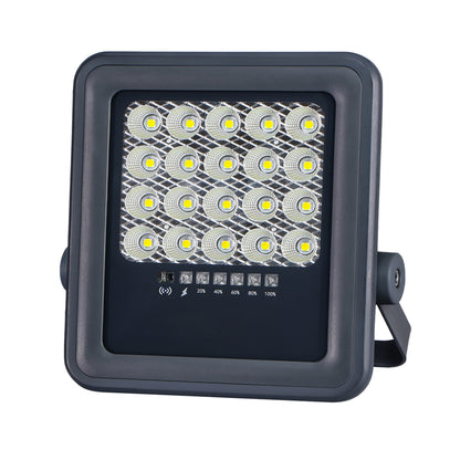 Solar Flood Light with Panels SK-6014-50W Outdoor Solar Powered LED Light with Remote, 400-500lm Brightness, 10-12 Hours Lighting Time