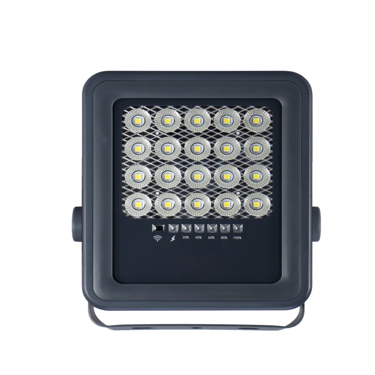 Solar Flood Light with Panels SK-6014-50W Outdoor Solar Powered LED Light with Remote, 400-500lm Brightness, 10-12 Hours Lighting Time