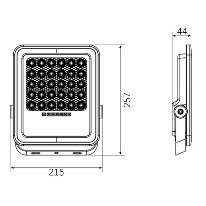 Solar Flood Light SK-6016-150W Outdoor Solar Powered LED Light with Remote, 1400-1600lm Brightness, 10-12 Hours Lighting