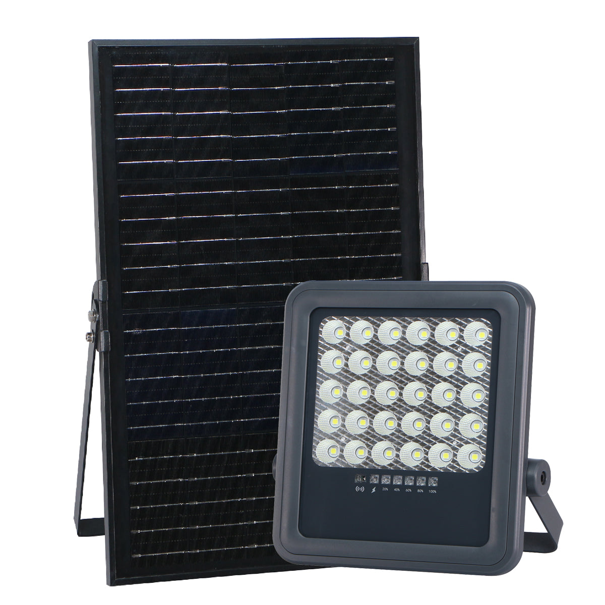 Solar Flood Light SK-6016-150W Outdoor Solar Powered LED Light with Remote, 1400-1600lm Brightness, 10-12 Hours Lighting