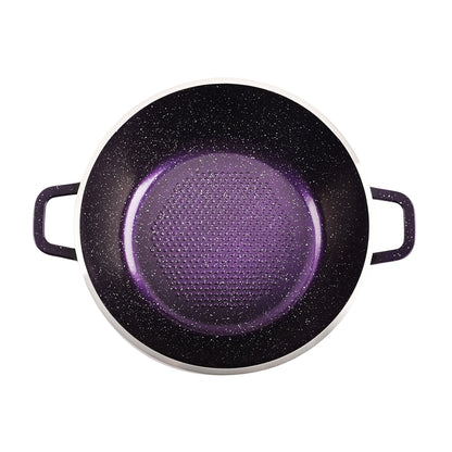 10pcs Lightning Cookware Pot Set SNCJ004 – Die-Cast Aluminum, Glass Lid