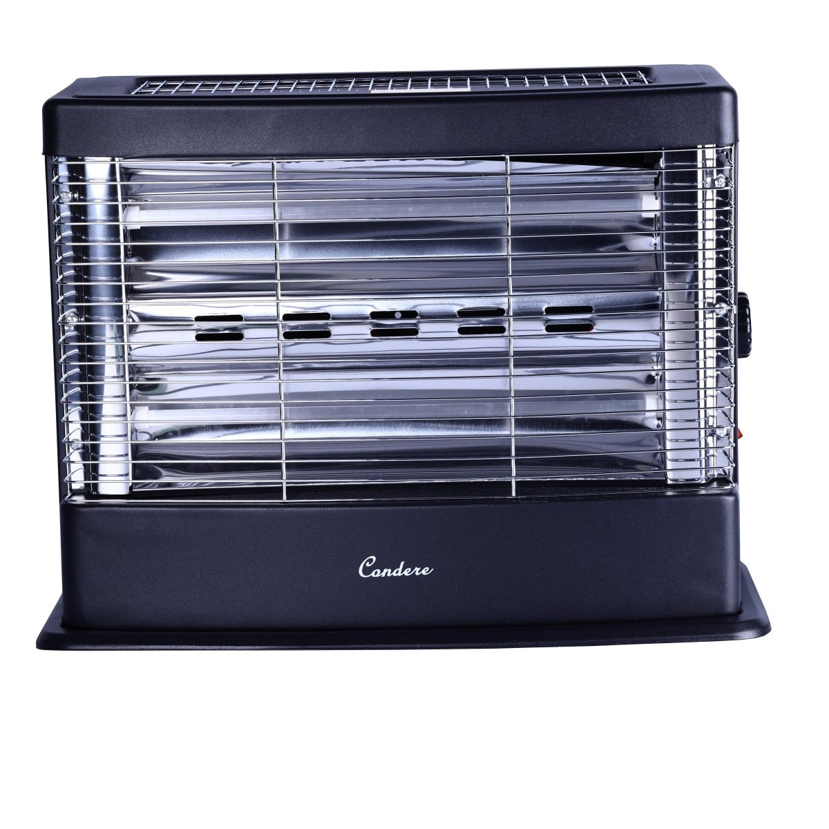 CONDERE Electric Heater ZR-2010 1800W Dual-Side Quartz Tube Space Heater with Adjustable Temperature, Tip-Over Protection, Portable Electric Heater for Bedroom, Office, Indoor Use