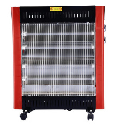 CONDERE Electric Heater ZR-2202, 5 Quartz Tube Space Heater, Portable Electric Heater for Indoor Use, Room, Bedroom, Office