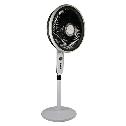 Condere 18-Inch Stand Fan FS50-V18 - Oscillating Pedestal Fan for Bedroom with Adjustable Height, 3 Aluminum Blades, and Strong Airflow