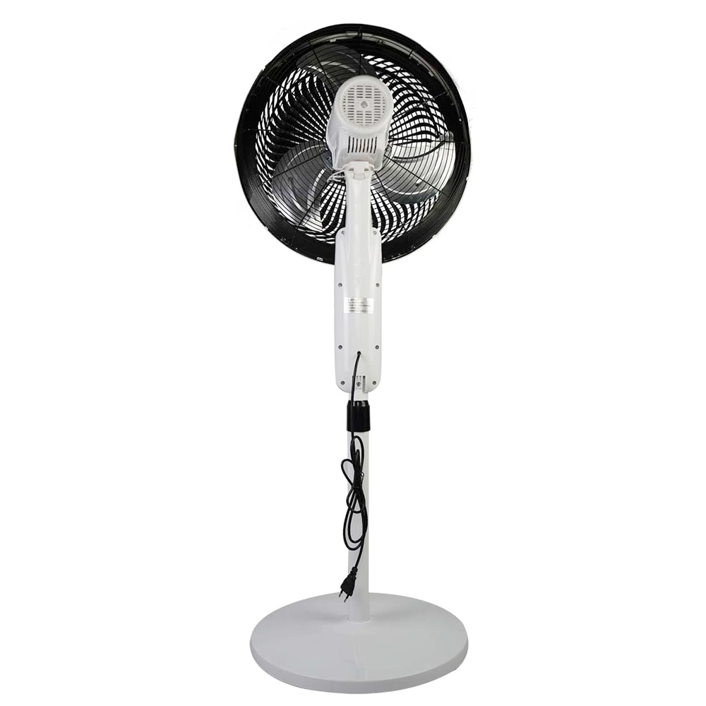 Condere 18-Inch Stand Fan FS50-V18 - Oscillating Pedestal Fan for Bedroom with Adjustable Height, 3 Aluminum Blades, and Strong Airflow